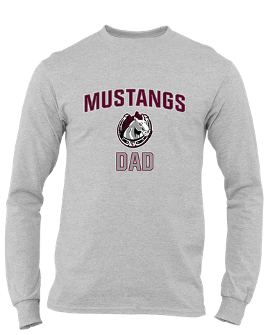 South Effingham Mustangs Dad Men's LS T-Shirt