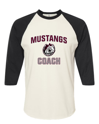 South Effingham Mustangs Coach Women's Baseball T-Shirt