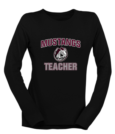 South Effingham Mustangs Teacher Women's Premium LS T-Shirt