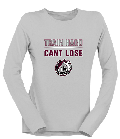South Effingham Mustangs Train Hard, Can't Lose Women's LS T-Shirt