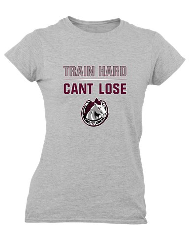 South Effingham Mustangs Train Hard, Can't Lose Women's SS T-Shirt
