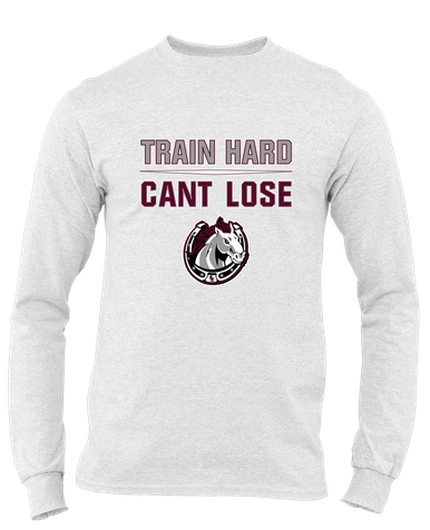 South Effingham Mustangs Train Hard, Can't Lose Men's LS T-Shirt