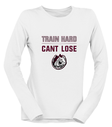South Effingham Mustangs Train Hard, Can't Lose Women's Premium LS T-Shirt