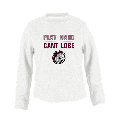 South Effingham Mustangs Play Hard, Can't Lose Women's Sweatshirt