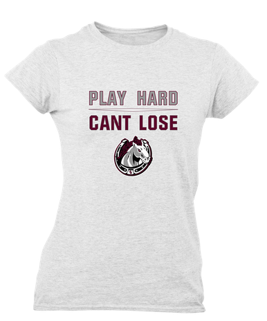 South Effingham Mustangs Play Hard, Can't Lose Women's SS T-Shirt