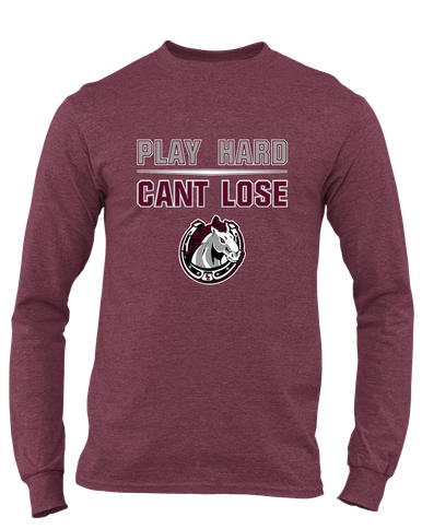 South Effingham Mustangs Play Hard, Can't Lose Men's LS T-Shirt