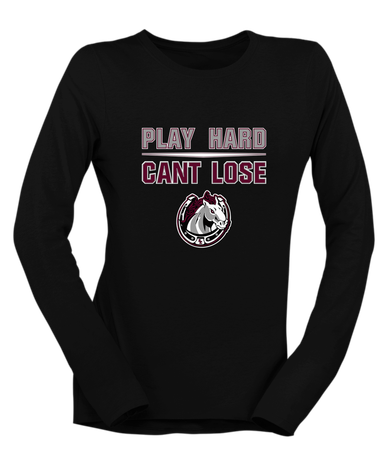 South Effingham Mustangs Play Hard, Can't Lose Women's Premium LS T-Shirt