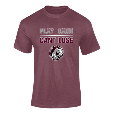 South Effingham Mustangs Play Hard, Can't Lose Men's SS T-Shirt