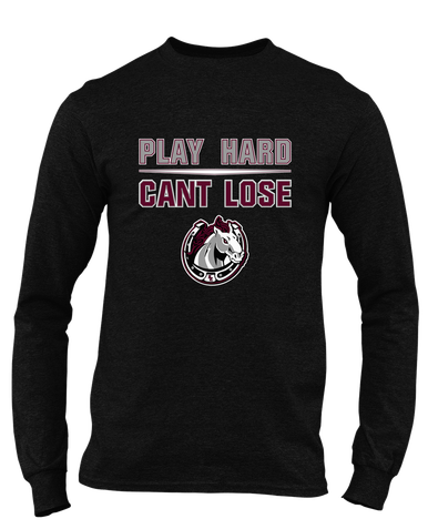 South Effingham Mustangs Play Hard, Can't Lose Men's Premium LS T-Shirt