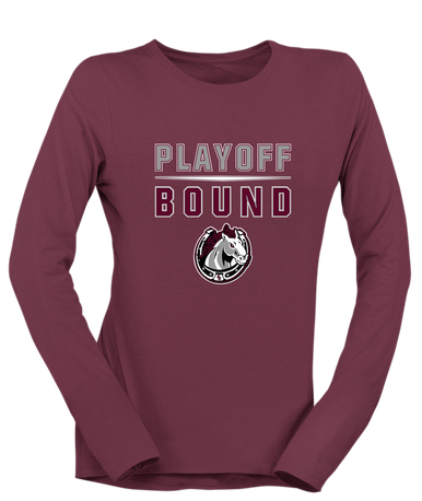 South Effingham Mustangs Playoff Bound Women's LS T-Shirt