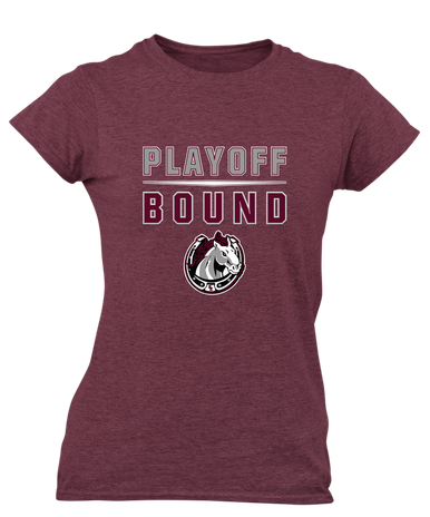 South Effingham Mustangs Playoff Bound Women's Premium SS T-Shirt