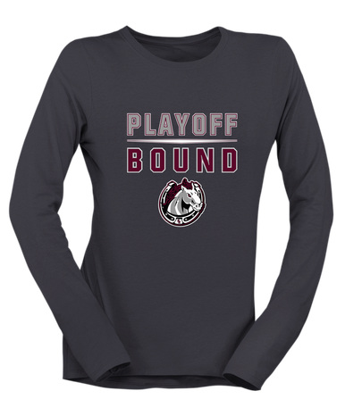 South Effingham Mustangs Playoff Bound Women's Premium LS T-Shirt