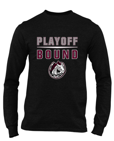 South Effingham Mustangs Playoff Bound Men's LS T-Shirt