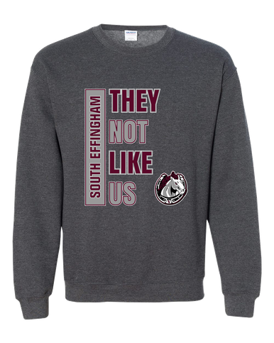 South Effingham Mustangs They Not Like Us #1 Men's Sweatshirt