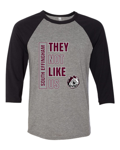 South Effingham Mustangs They Not Like Us #1 Women's Baseball T-Shirt