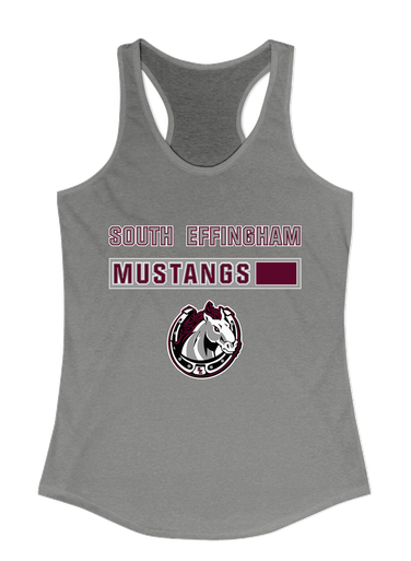 South Effingham Mustangs Mascot #7 Women's Tank Top