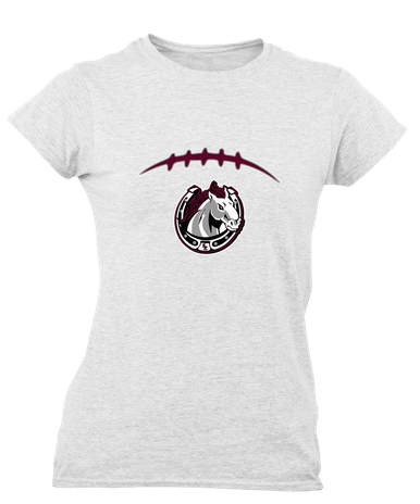 South Effingham Mustangs Football #2 Women's Premium SS T-Shirt