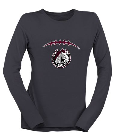 South Effingham Mustangs Football #2 Women's Premium LS T-Shirt