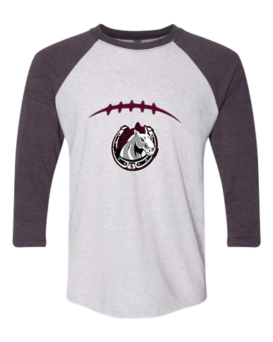 South Effingham Mustangs Football #2 Women's Baseball T-Shirt