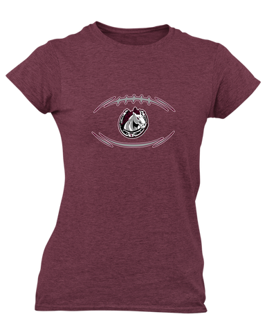 South Effingham Mustangs Football #3 Women's SS T-Shirt