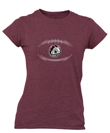 South Effingham Mustangs Football #3 Women's Premium SS T-Shirt