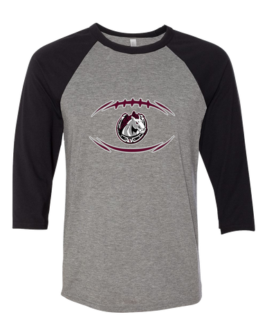 South Effingham Mustangs Football #3 Men's Baseball T-Shirt