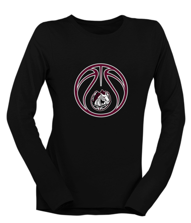 South Effingham Mustangs Basketball #2 Women's LS T-Shirt