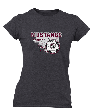 South Effingham Mustangs Soccer #2 Women's Premium SS T-Shirt