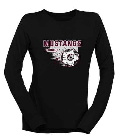 South Effingham Mustangs Soccer #2 Women's Premium LS T-Shirt