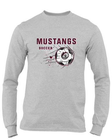 South Effingham Mustangs Soccer #2 Men's LS T-Shirt