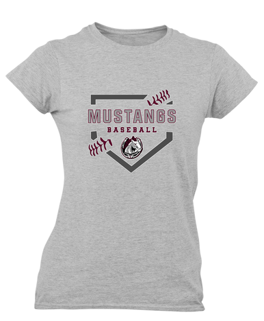 South Effingham Mustangs Baseball #2 Women's Premium SS T-Shirt