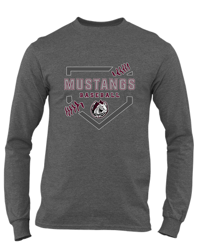 South Effingham Mustangs Baseball #2 Men's Premium LS T-Shirt