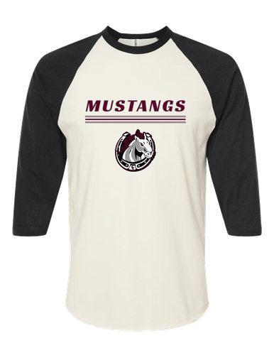 South Effingham Mustangs Mascot #8 Men's Baseball T-Shirt