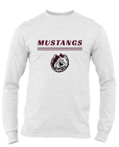 South Effingham Mustangs Mascot #8 Men's Premium LS T-Shirt