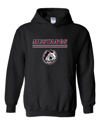 South Effingham Mustangs Mascot #8 Men's Hoodie