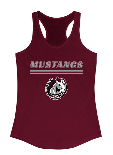 South Effingham Mustangs Mascot #8 Women's Tank Top
