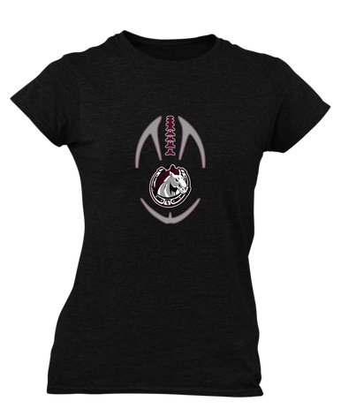 South Effingham Mustangs Football #4 Women's SS T-Shirt