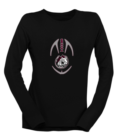 South Effingham Mustangs Football #4 Women's Premium LS T-Shirt