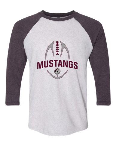 South Effingham Mustangs Football #5 Women's Baseball T-Shirt