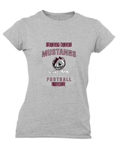 South Effingham Mustangs Football #6 Women's SS T-Shirt