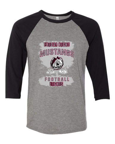 South Effingham Mustangs Football #6 Men's Baseball T-Shirt