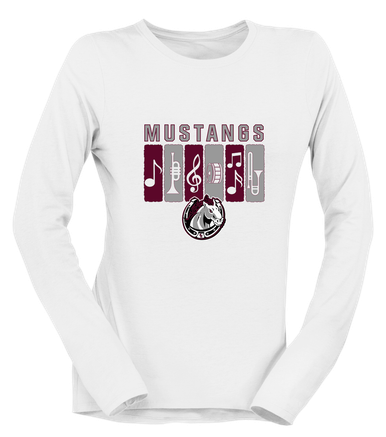 South Effingham Mustangs Band # 2 Women's Premium LS T-Shirt