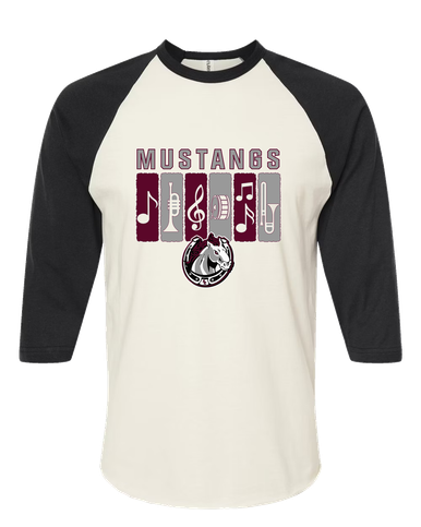 South Effingham Mustangs Band # 2 Men's Baseball T-Shirt