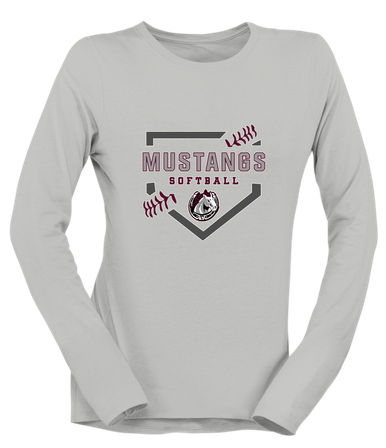South Effingham Mustangs Softball #2 Women's Premium LS T-Shirt