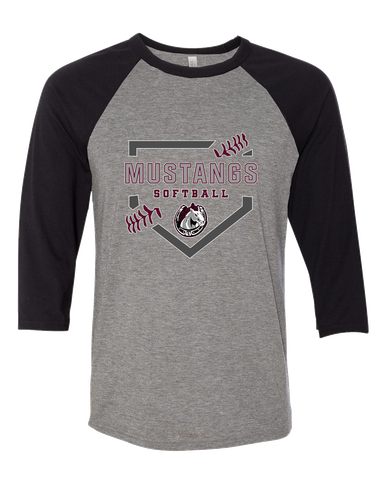 South Effingham Mustangs Softball #2 Women's Baseball T-Shirt