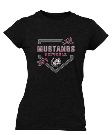 South Effingham Mustangs Softball #2 Women's Premium SS T-Shirt