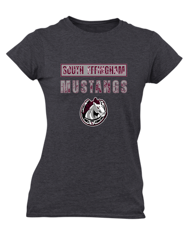 South Effingham Mustangs Mascot #9 Women's Premium SS T-Shirt