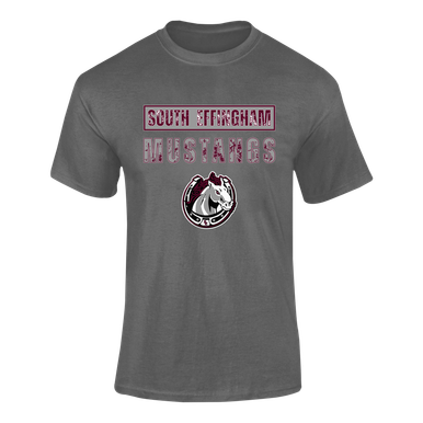 South Effingham Mustangs Mascot #9 Men's SS T-Shirt