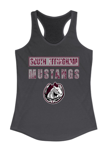 South Effingham Mustangs Mascot #9 Women's Tank Top
