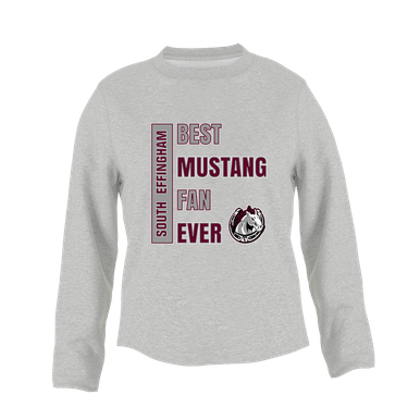 South Effingham Mustangs Best Mustang Fan Women's Sweatshirt